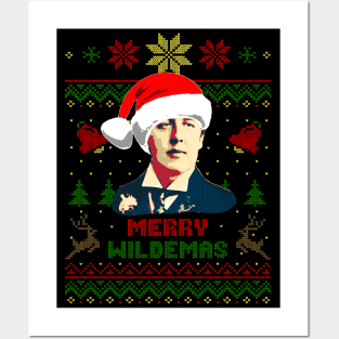 Oscar Wilde Merry Wildemas Posters and Art